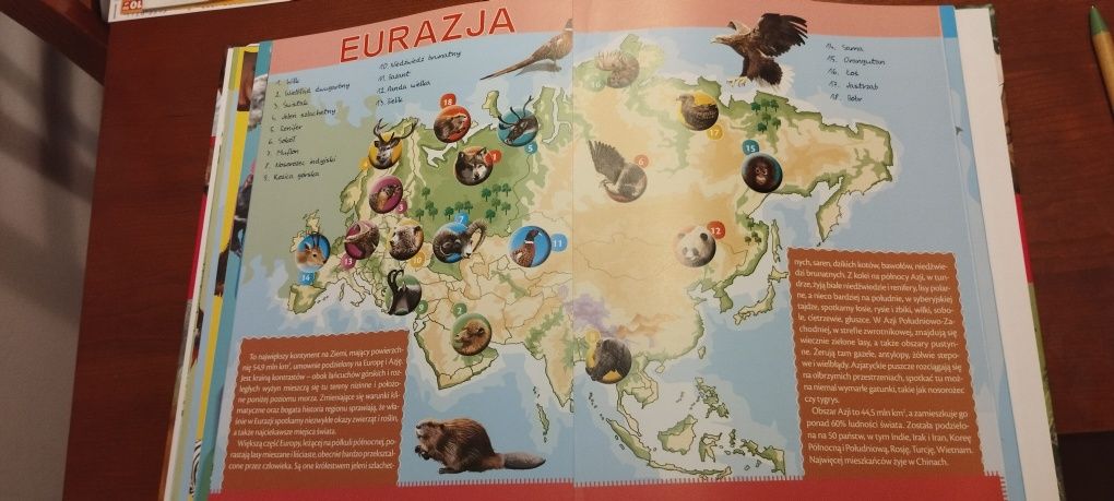 Atlas zwierząt Świata dla dzieci