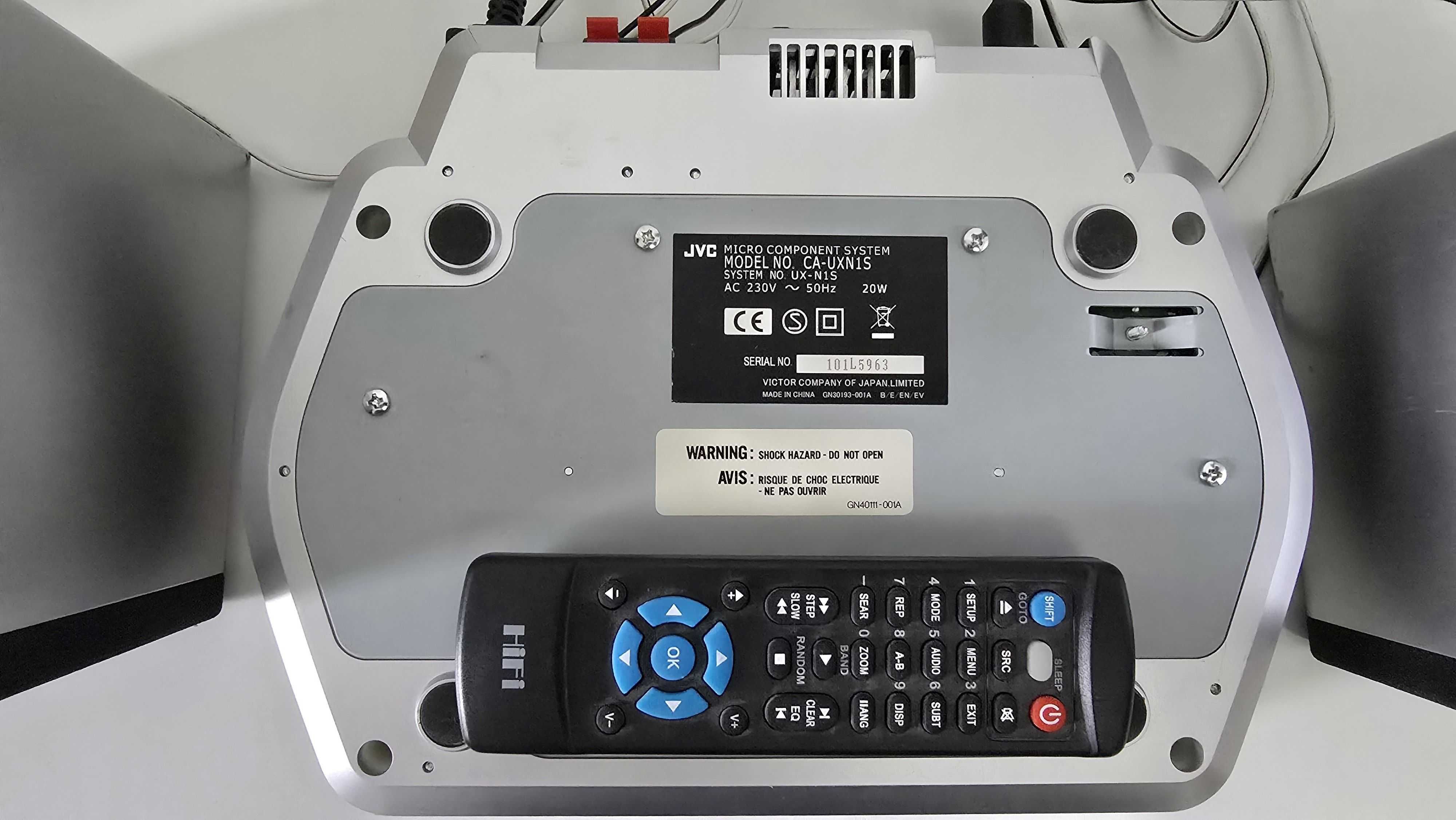 Мікрокомпонентна система JVC UX-N1 з пультом - добрий/робочий стан
