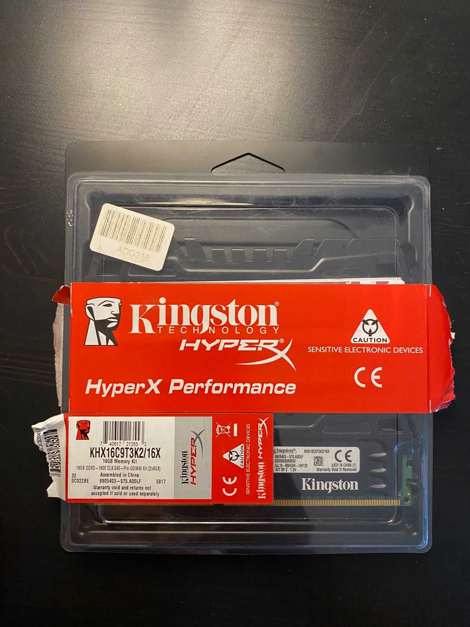 Kingston HyperX Performance 16GB DDR3 - 1600
