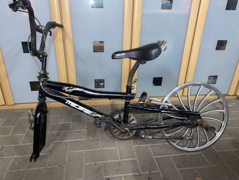 BMX bez przedniego koła