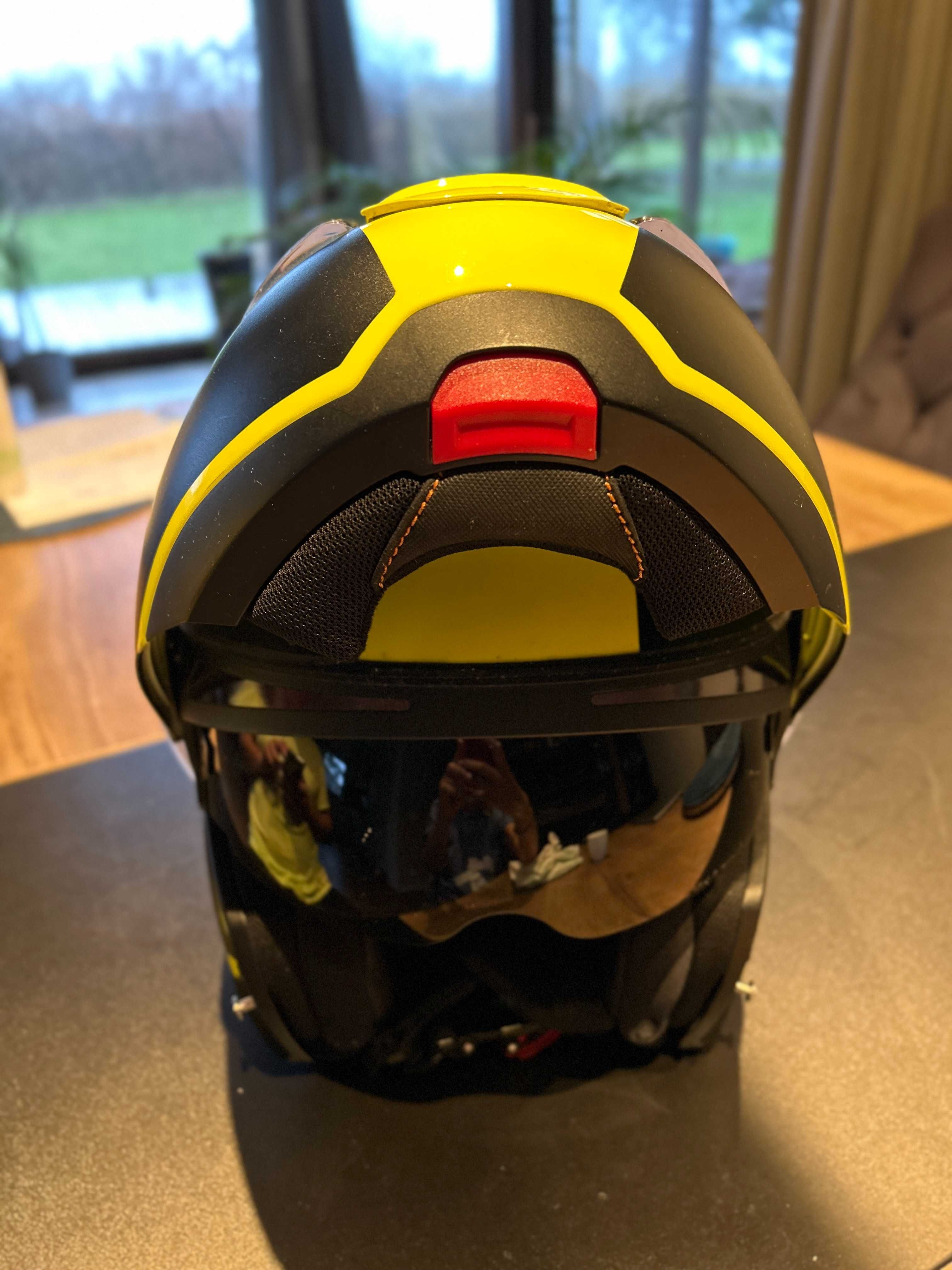 Kask motocyklowy SCHUBERTH C4 Fluo Yellow M + intercom + pilot