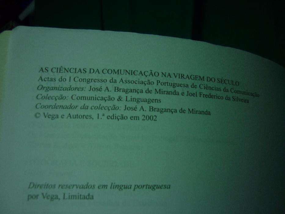 "As Ciências da Comunicação na viragem do Século"