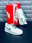 Мужские Кроссовки Nike Air Force Белые Кожаные Кроссовки Найк Аир Форс
