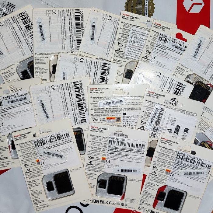Karta pamięci KODAK 128GB MicroSD C10 V30 U3 A1 4K PREMIUM Chip 100mb/