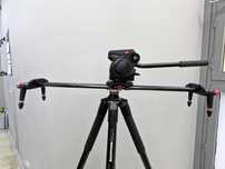 Statyw Manfrotto 055XB + Głowica Manfrotto 501HDV + Slider