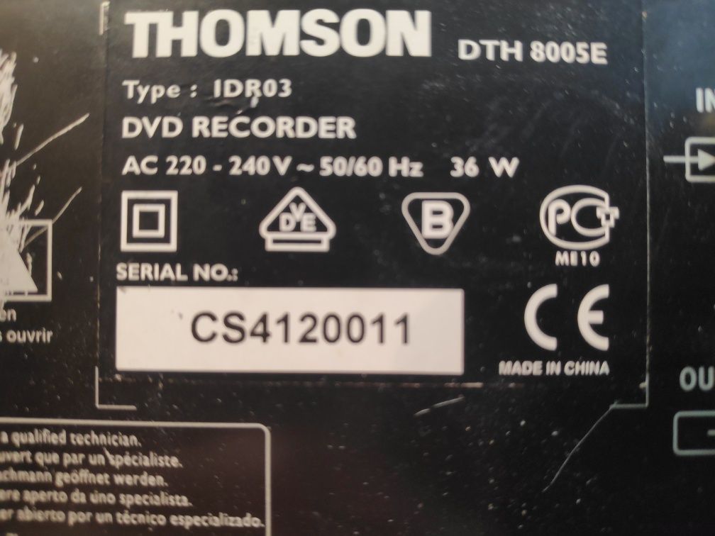 nagrywarka dvd thomson