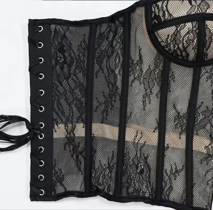 Корсет мережевний без бретельок