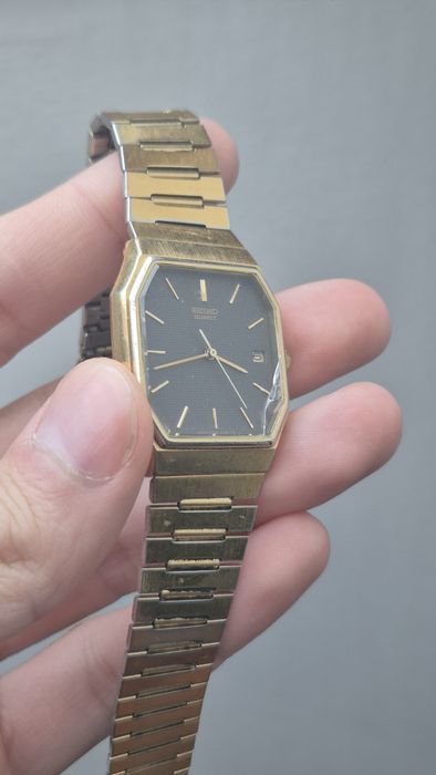 Unikat Seiko Złocony Octagon | Vintage Lata 80. | Sprawny