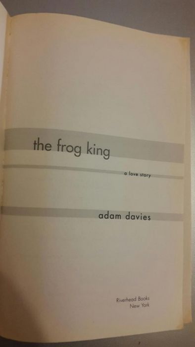 The frog king Adam Davies j.angielski