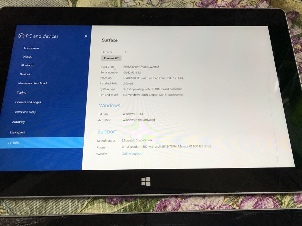 Ультрабуки Microsoft Surface RT2. Цена за 2 штуки.