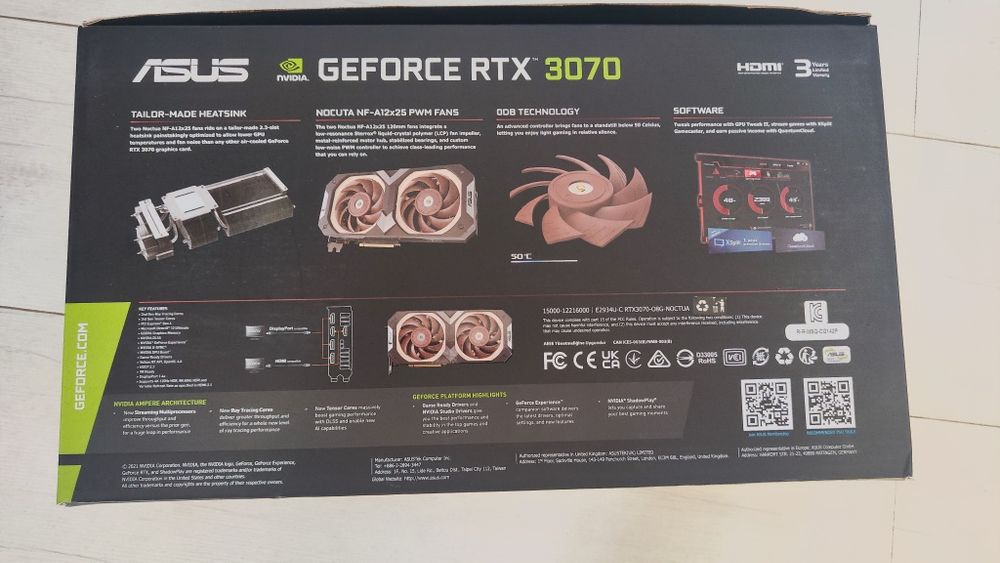 Asus Noctua rtx 3070 najlepsza cicha