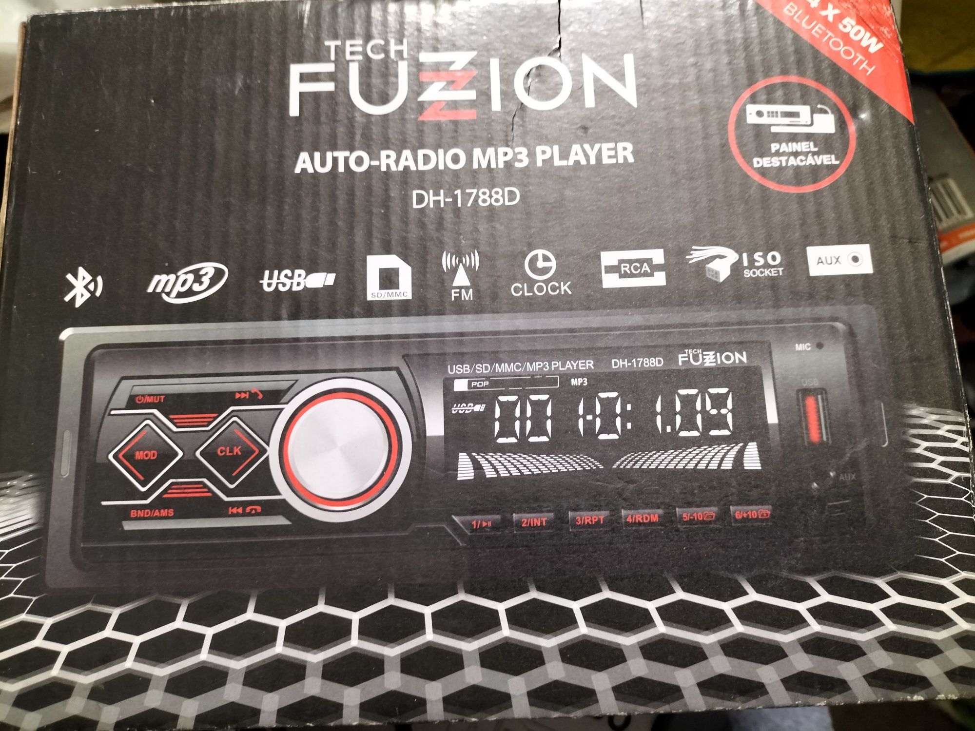 Auto rádio MP3 Player Tech Fuzion