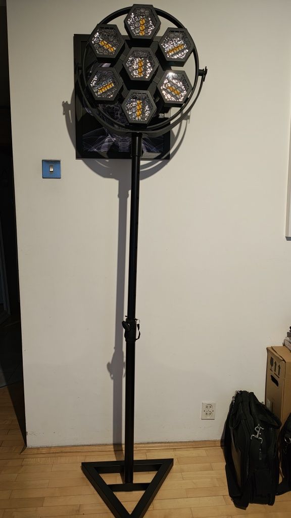 Światła DJ retro LED COB nowe 2 sztuki