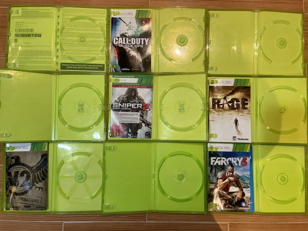 Lote capas jogos xbox 360