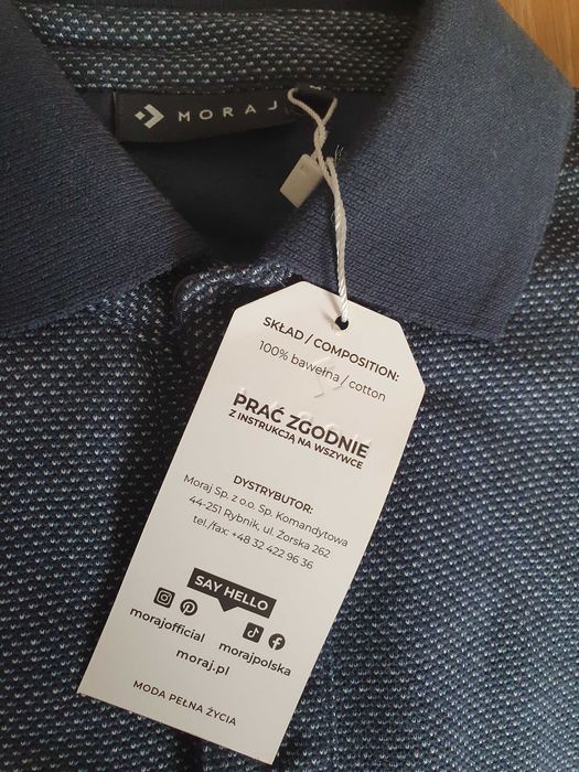 Koszulka polo męska Moraj rozmiar M