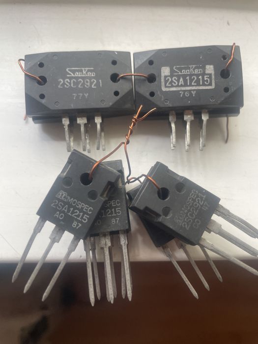 Тразисторы для усилителей2sc2921 , 2 sa 1215