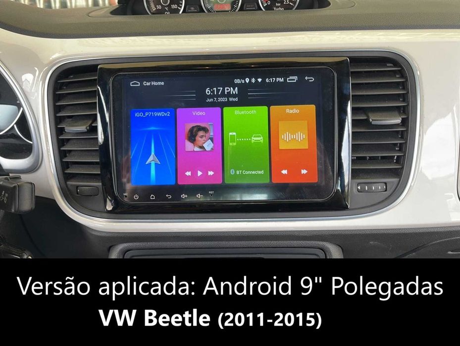 Rádio 2DIN • Volkswagen VW New Beetle (1997 a 2015) • Android [4+32GB]