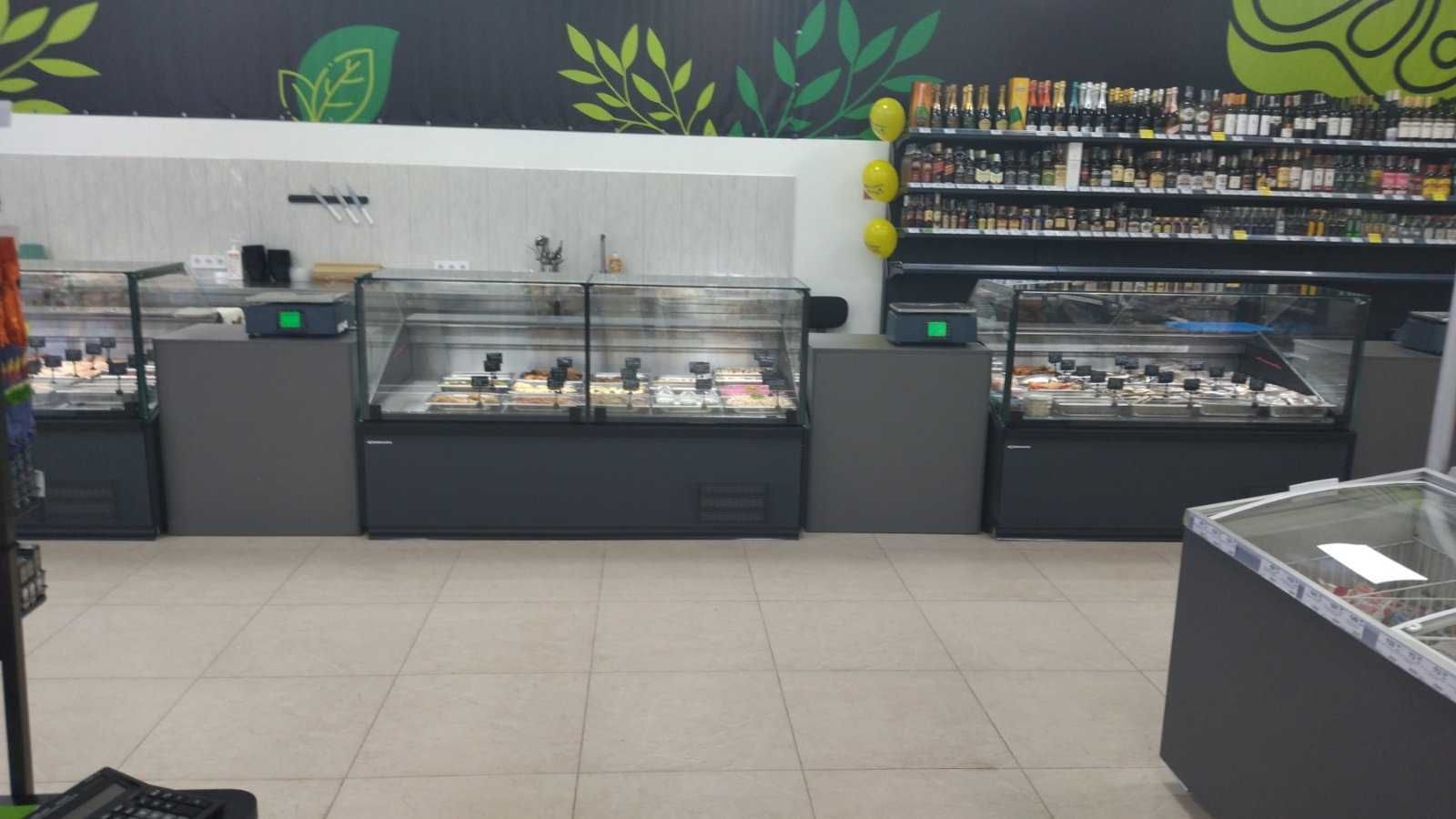 Гастрономічна холодильна вітрина наявність - поспішайте! Колір графіт
