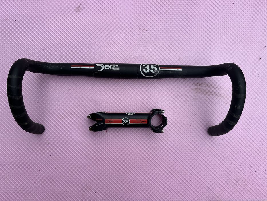 Kierownica szosowa + mostek Deda 35