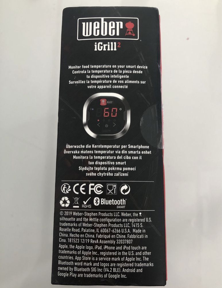 WEBER grill termometr iGrill 2 Bluetooth NOWY