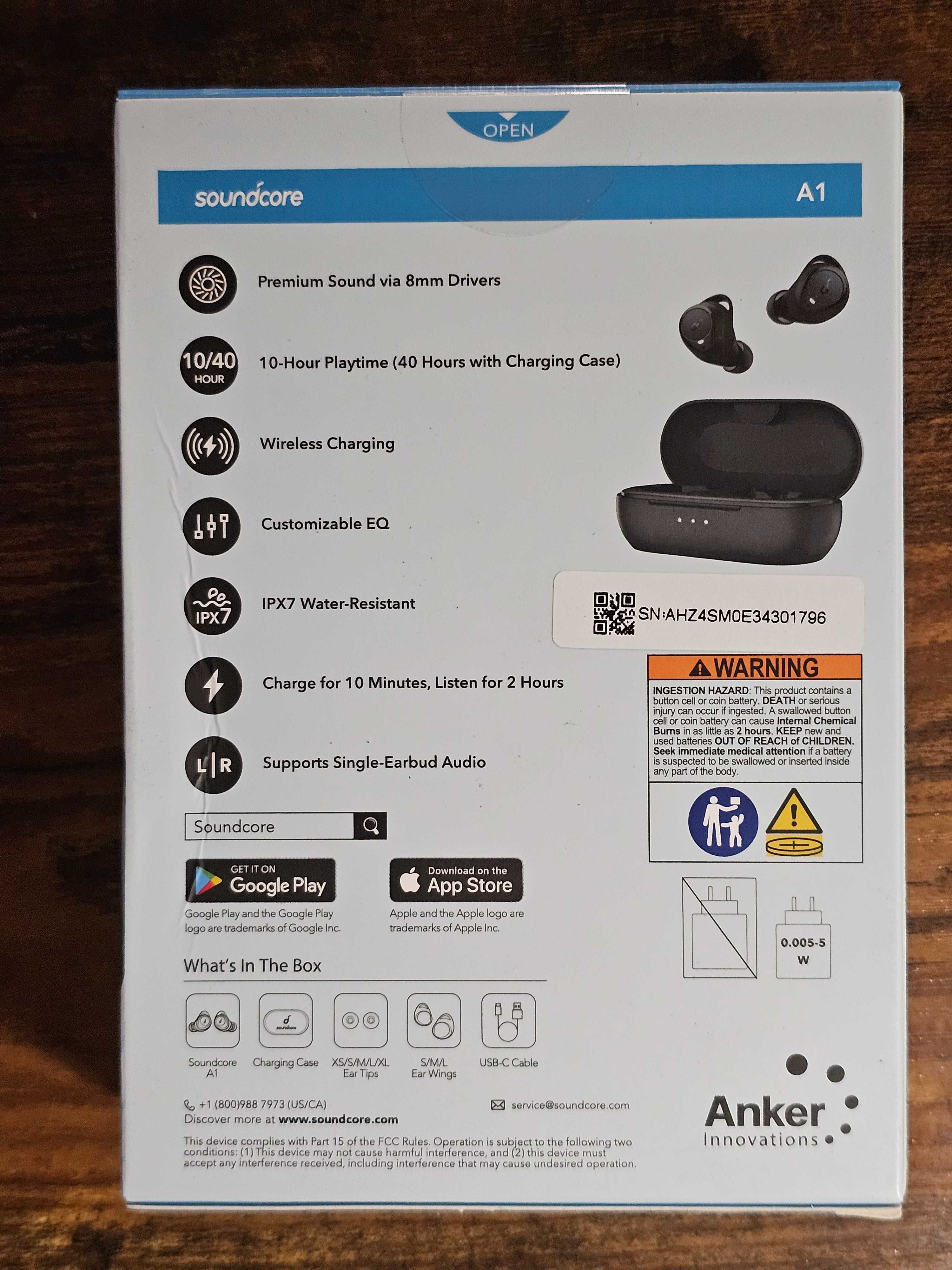Soundcore Life A1 słuchawki douszne Bluetooth, bezprzewodowe