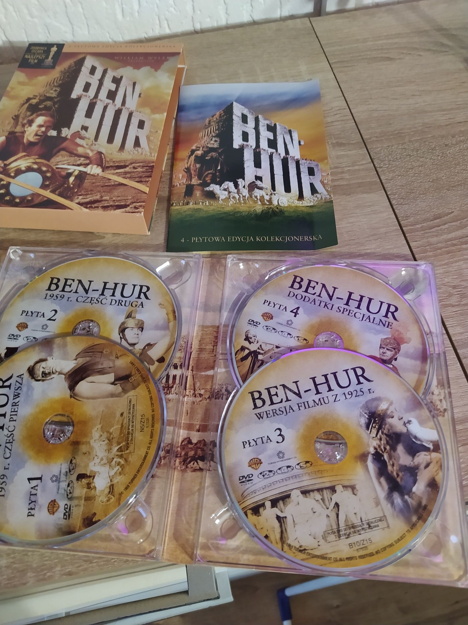 William Wyler Ben Hur 4 DVD edycja kolekcjonerska