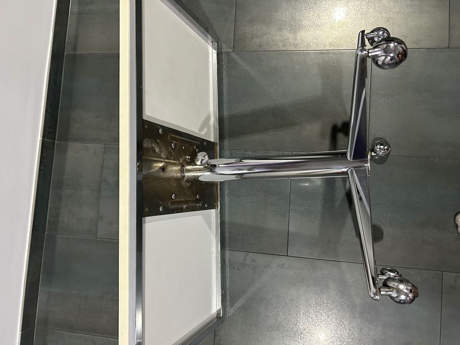 Stolik szafka lata 60 70 vintage chromowana noga