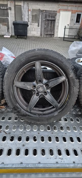Koła zimowe 5x112 7j et38 oc 66.6/5 205/55r16 100% opon