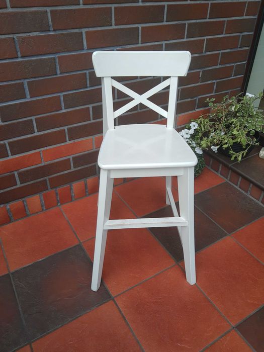 Krzesło dla dziecka ikea lngolf białe