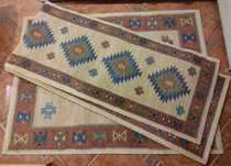 Conjunto carpete e passadeiras