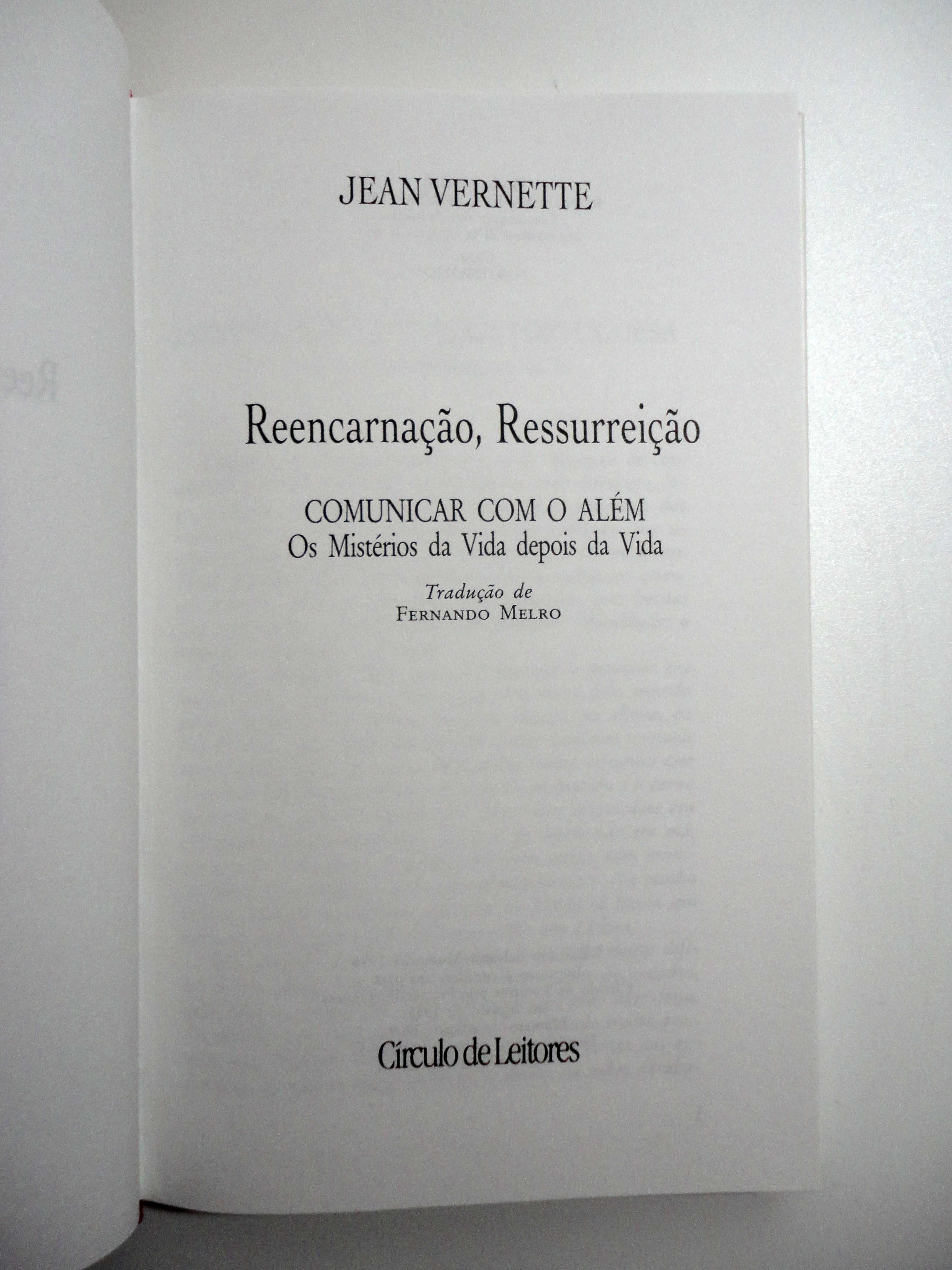 "Reencarnação, Ressurreição" (Jean Vernette)