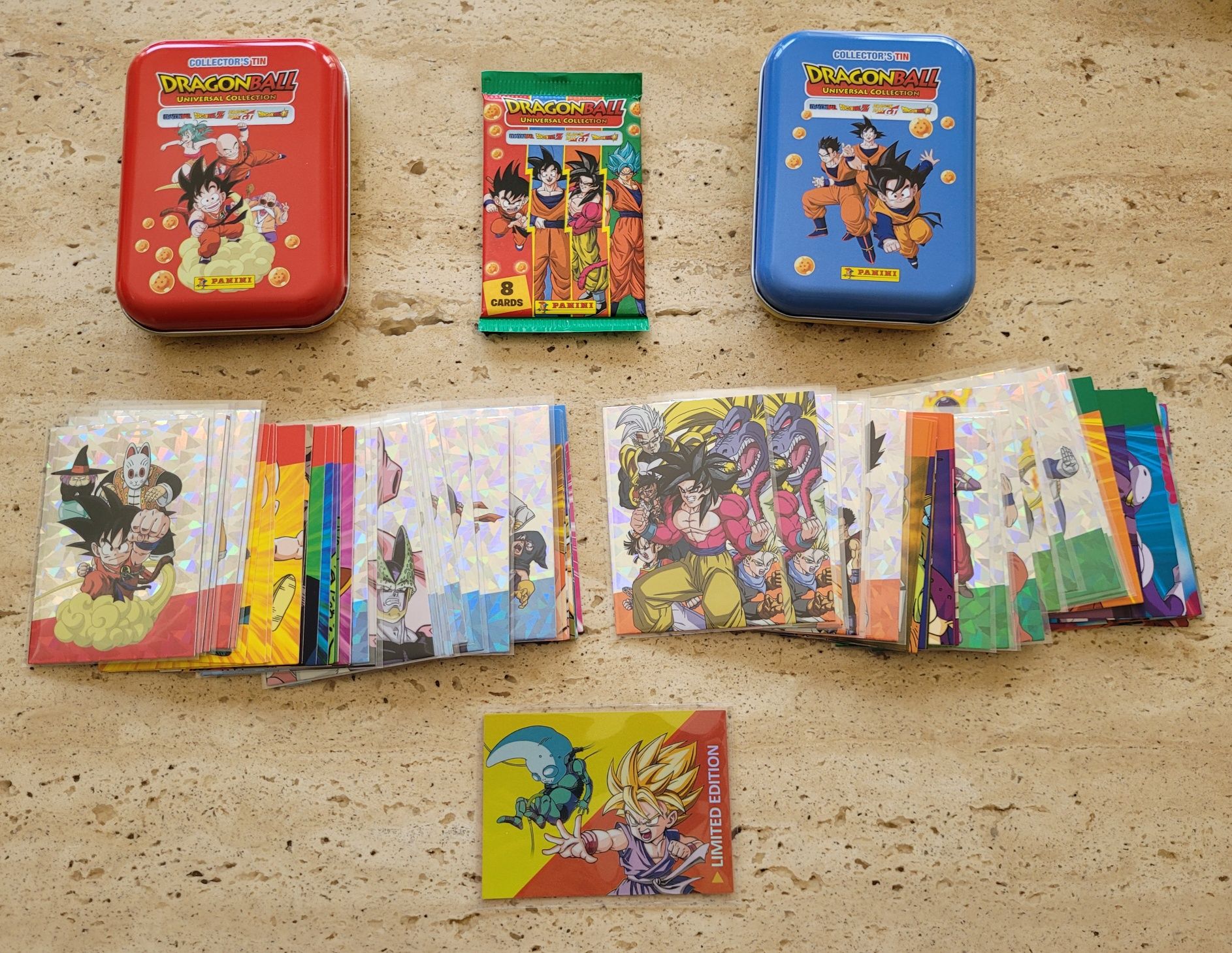 Dragon Ball cromos e cards Panini