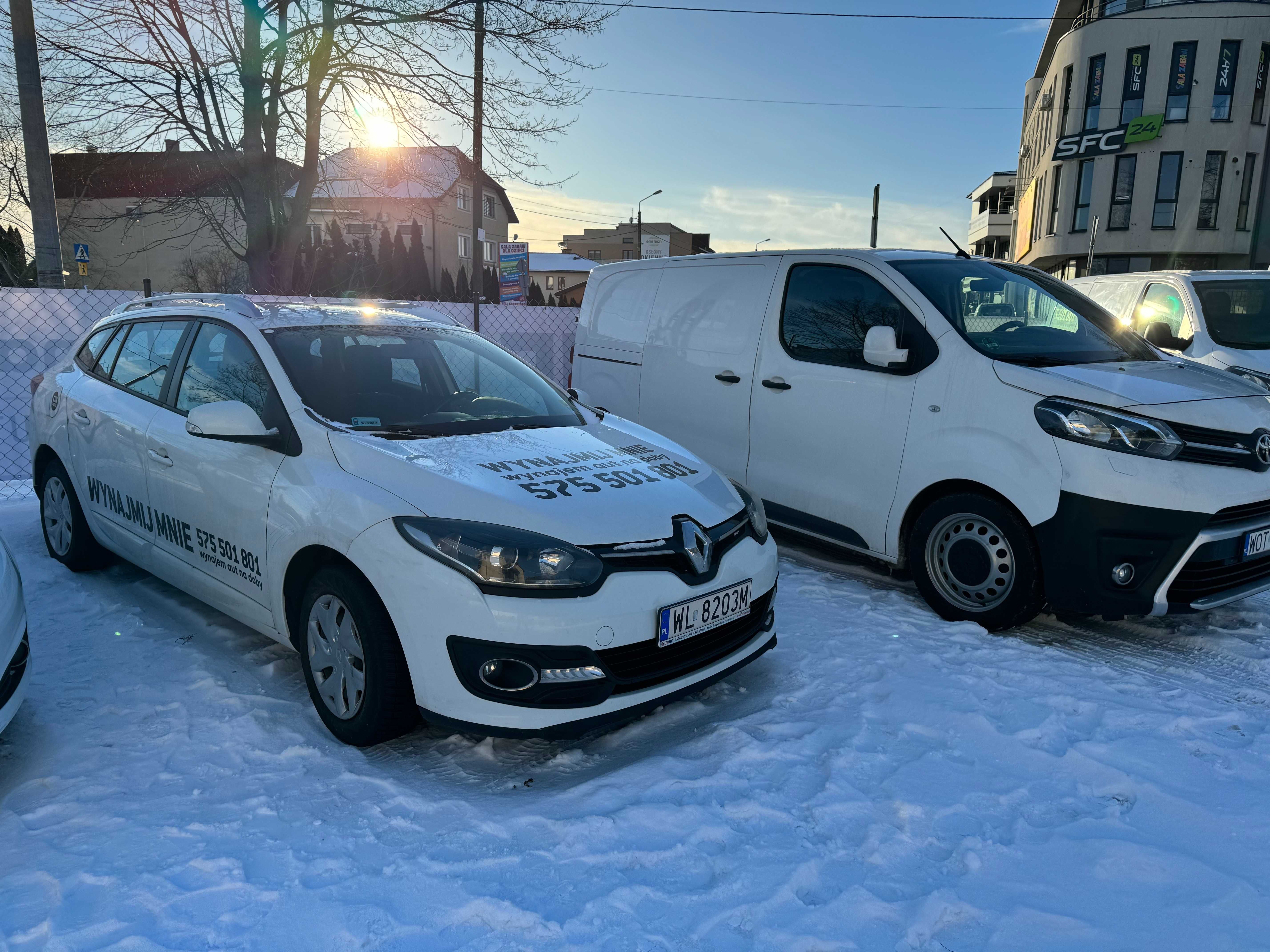 Wynajem van vana osobowe bus busa kontener auta Garwolin Pilawa Miętne