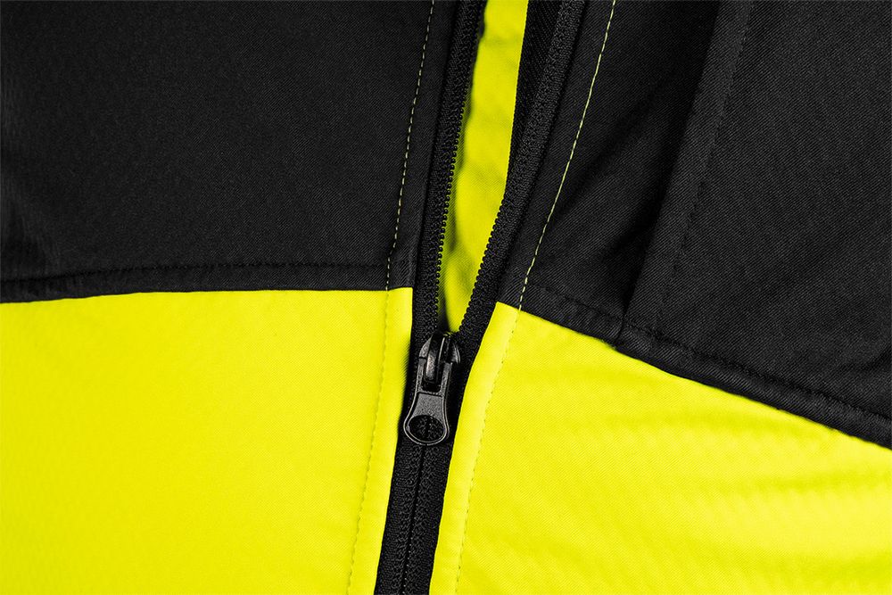 Kurtka robocza ostrzegawcza Softshell, żółta, rozmiar XXL