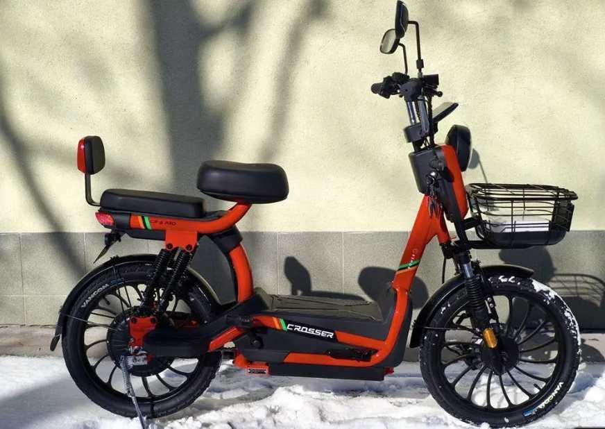 Електроскутер Crosser 1000W Графенова АКБ 72V пробіг до 85 км потужний
