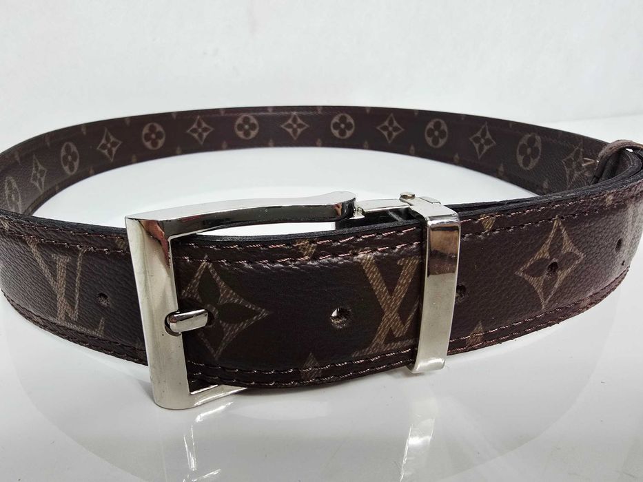 Pasek Louis Vuitton brązowy zadbany