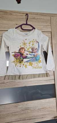 Bluzka bluzeczka c&a Kraina lodu r.128 Elza Anna Frozen