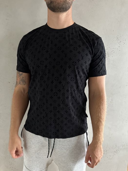 Tshirt czarny logo zamsz meska bluzka