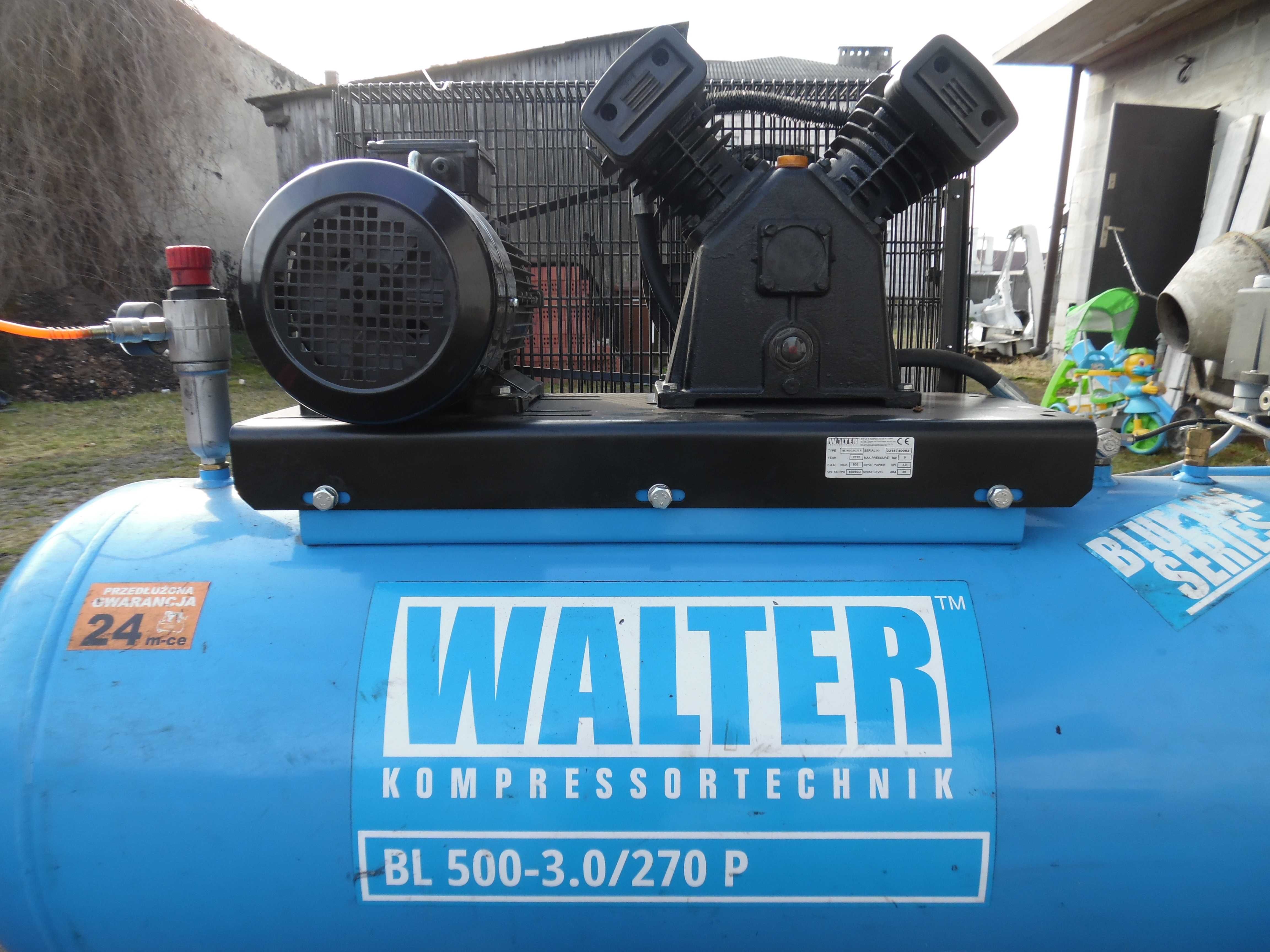Sprężarka WALTER 270L 2022R.