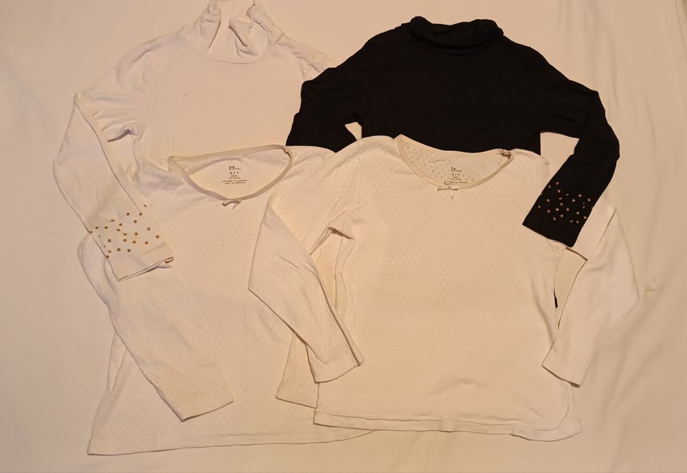 Lote 4 camisolas interiores. 6 Anos