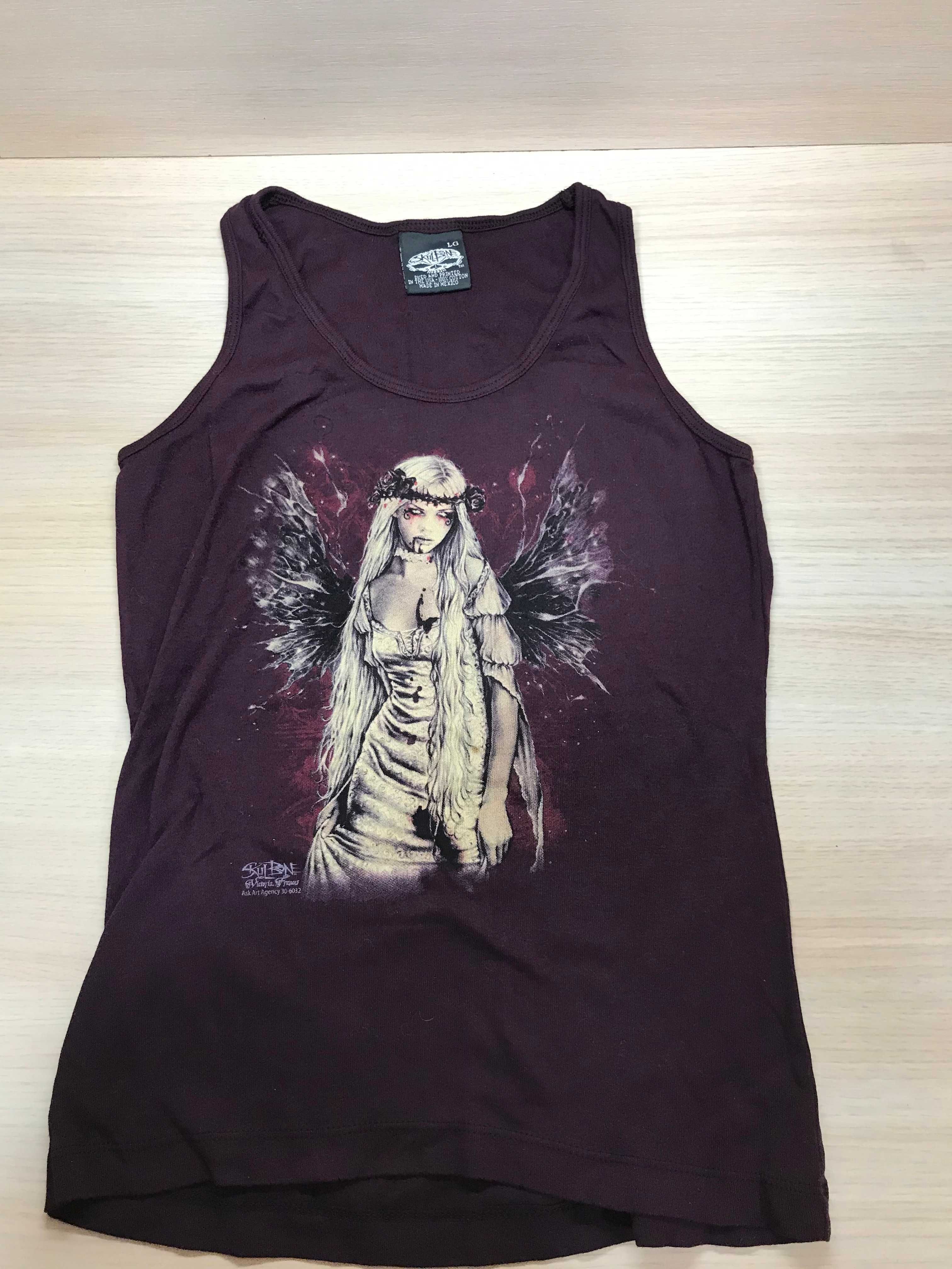 Bluzka na ramiączkach Skulbone NOWA wampir wampirzyca tank top