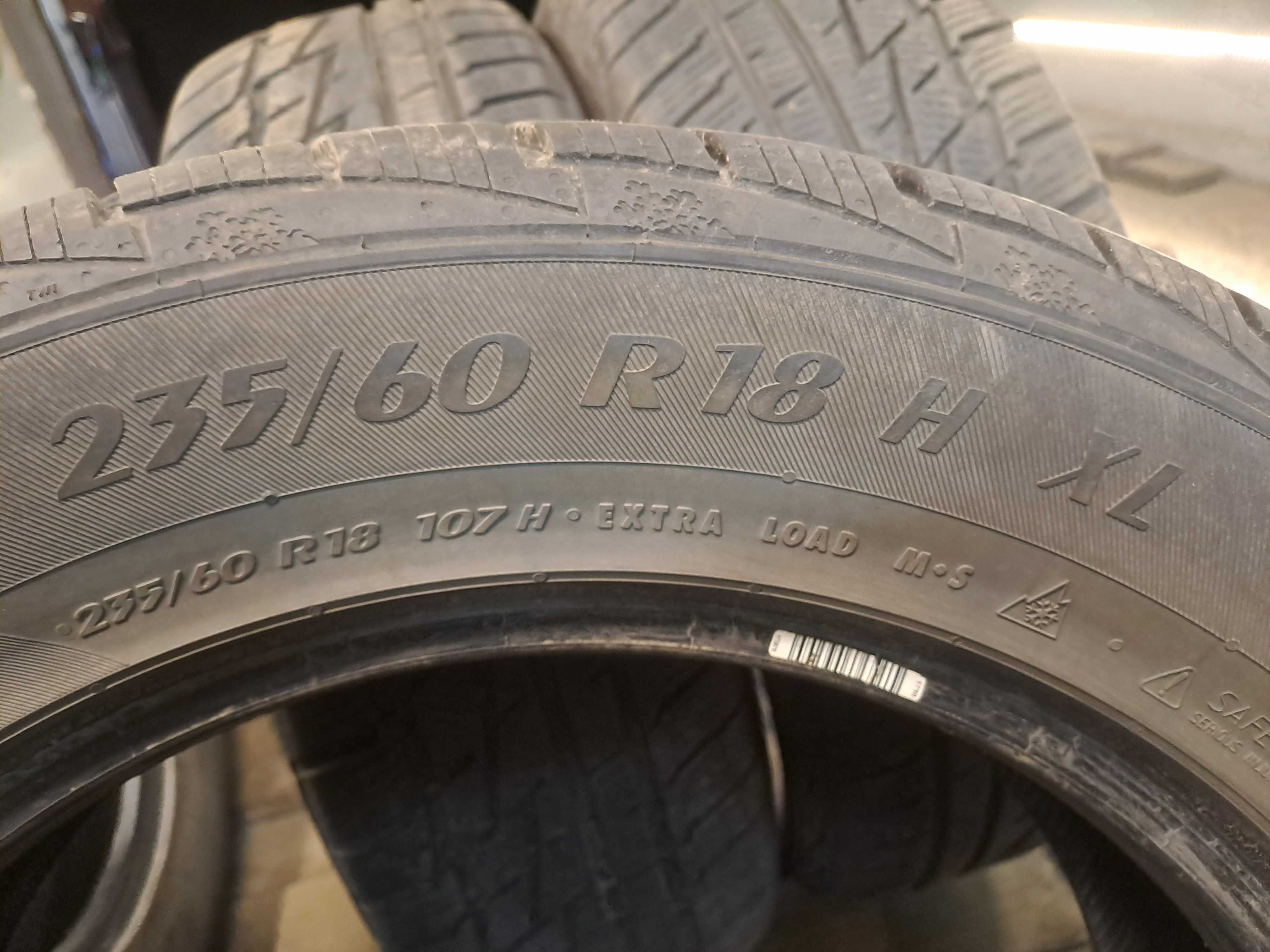 235/60r18 matador opony zimowe uzywane 2019r 2szt dostepne