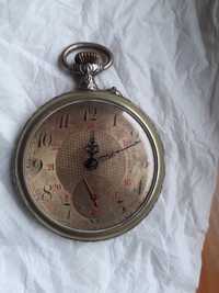 Relógio de bolso antigo impecável, diâmetro 50mm