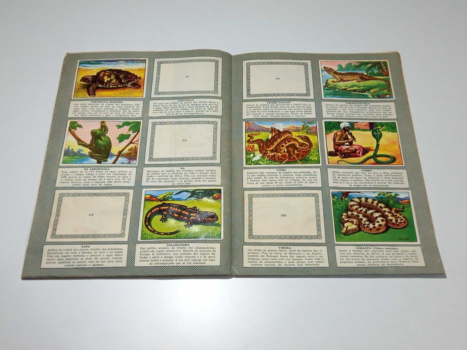 Caderneta «História Natural» / Colecção «Cultura» - Série 4 / Álbum 1