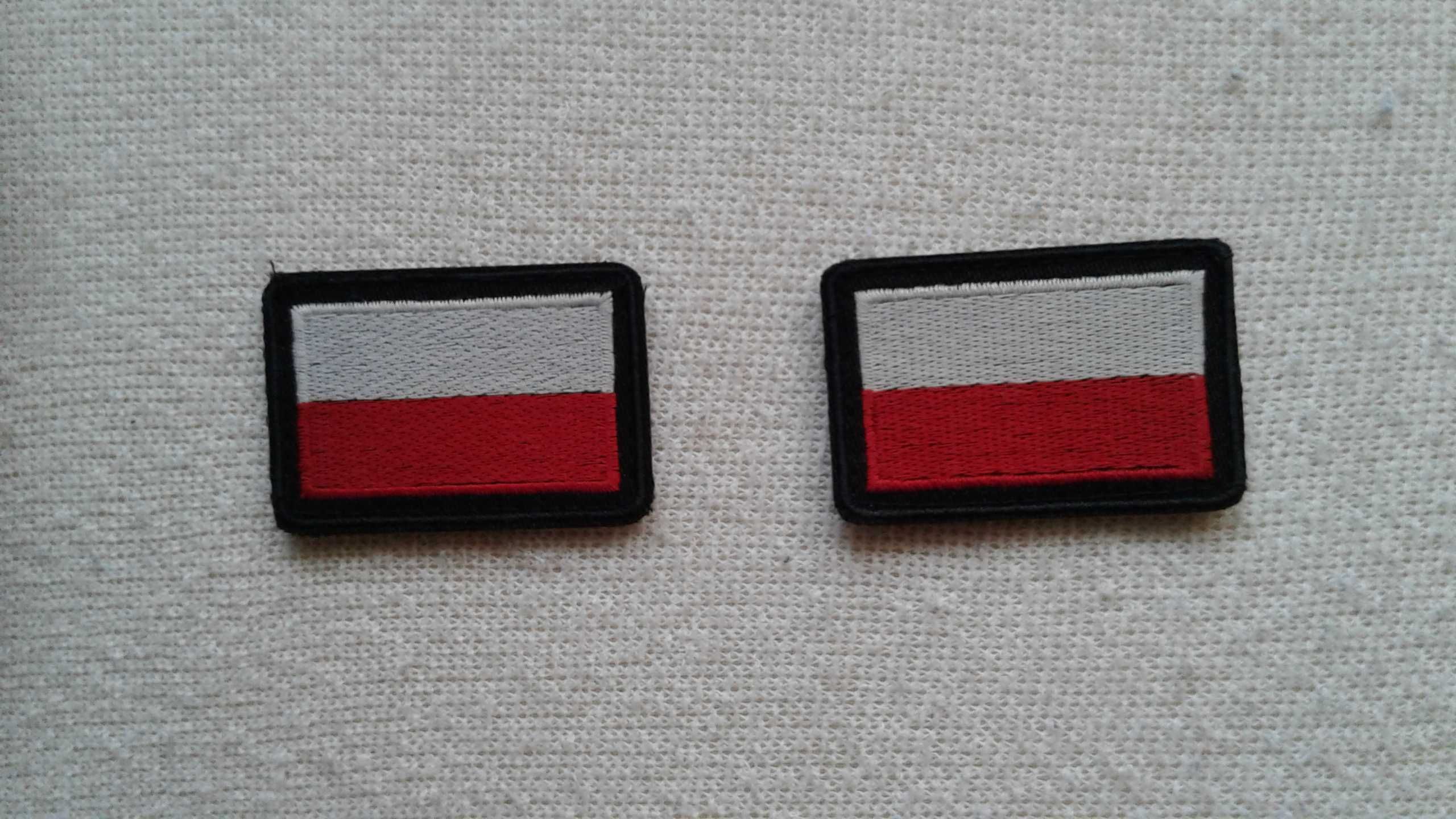 Flagi polski na rzep - nowe