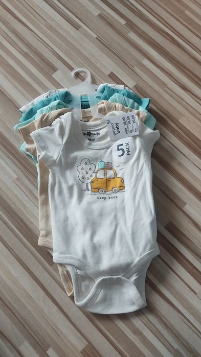 Body krótki rękaw 5 pack