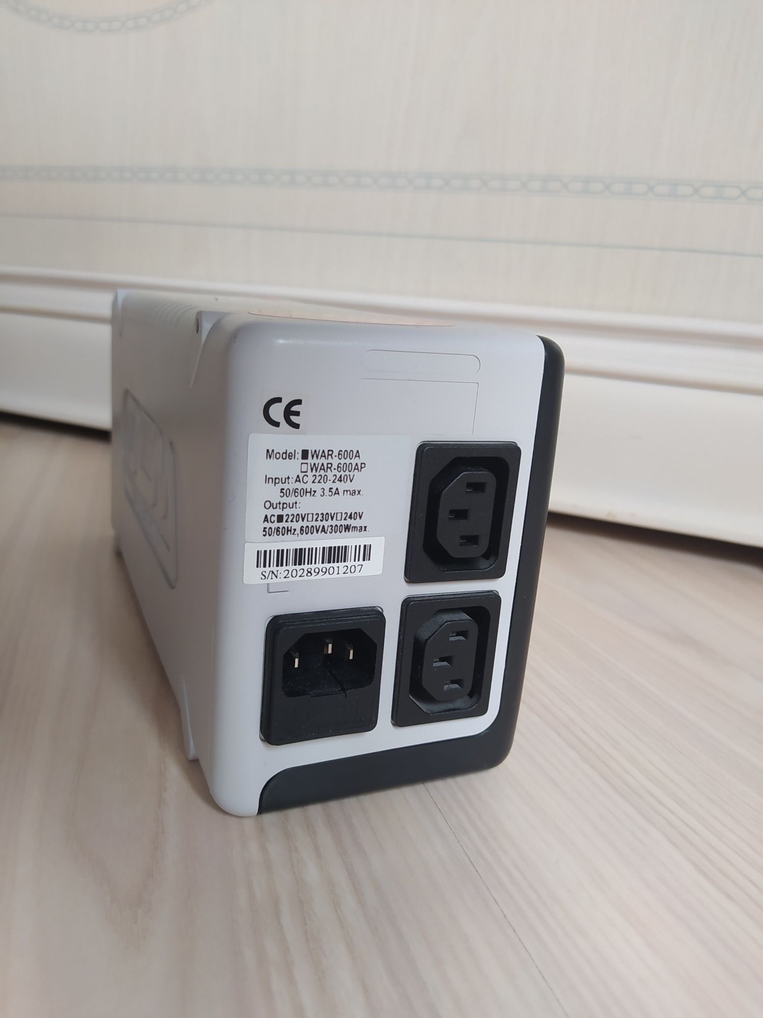 Джерело безперебійного живлення (ДБЖ) Powercom WAR-600A (не працює)