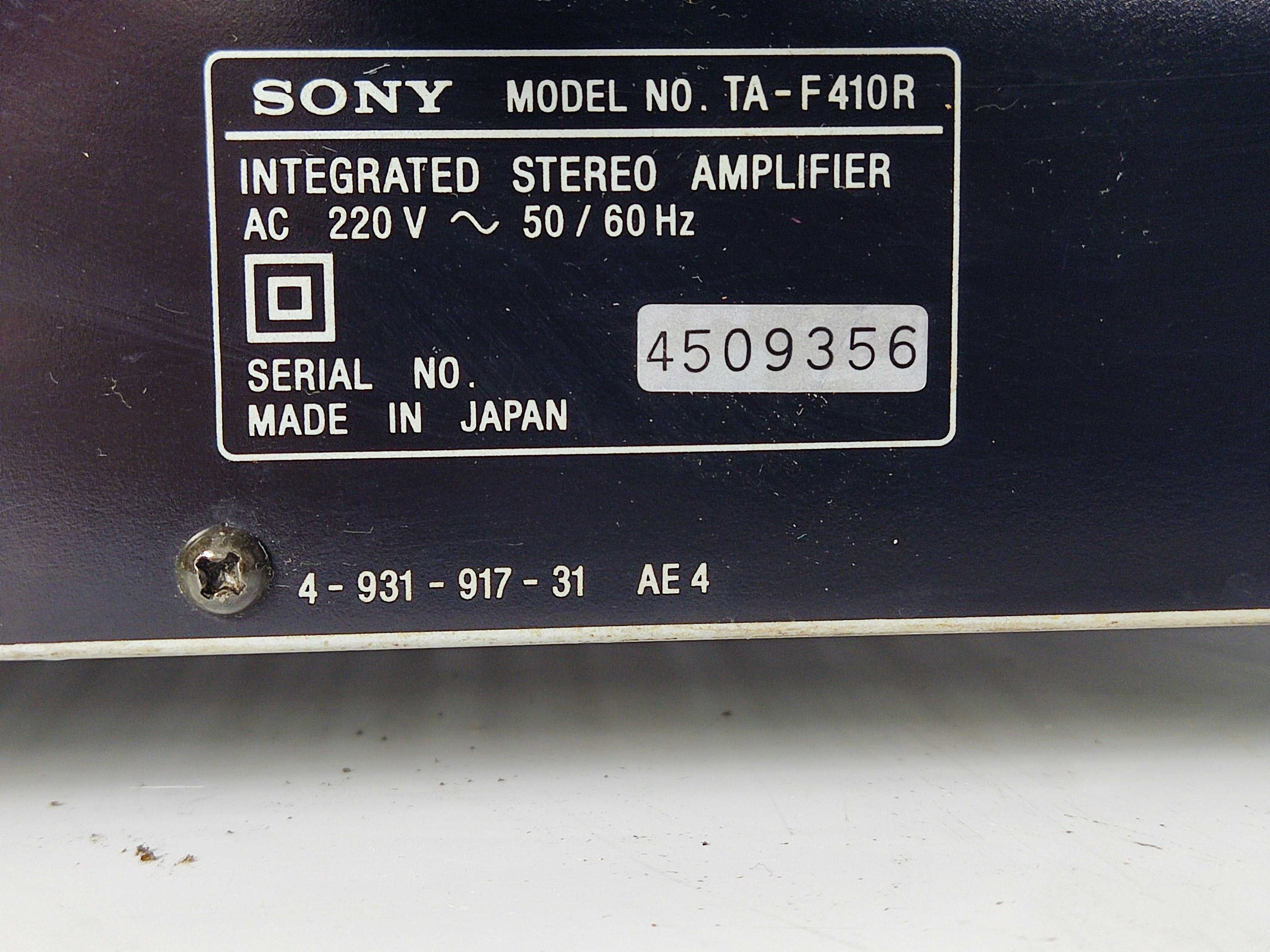 Wzmacniacz Sony TA f 410r solidny Dobór Audio 2x55W 4ohm