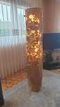 Lampa stojąca, podłogowa, z trzema żarówkami