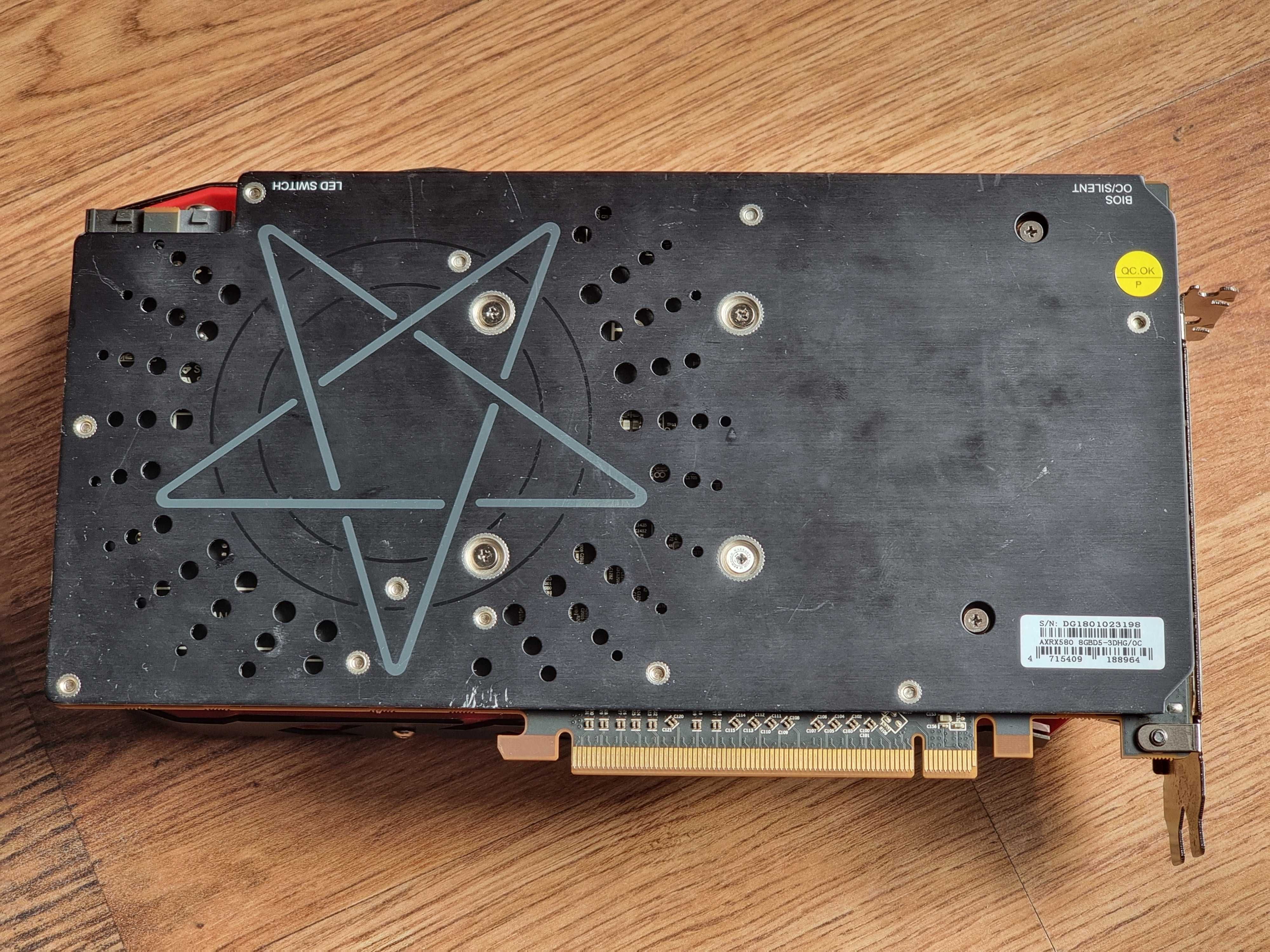 Radeon rx 580 red devil 8gb karta graficzna uszkodzona